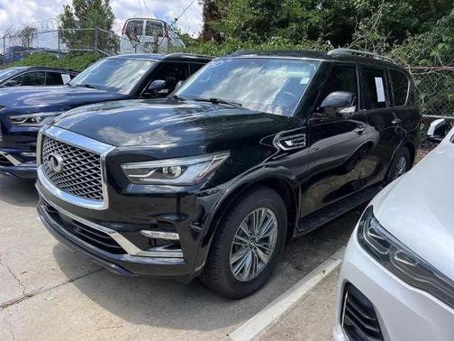 Black Obsidian 2022 INFINITI QX80 Luxe