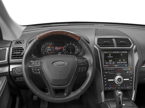 Shadow Black 2017 Ford Explorer Platinum