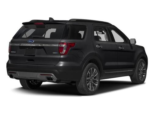 Shadow Black 2017 Ford Explorer Platinum