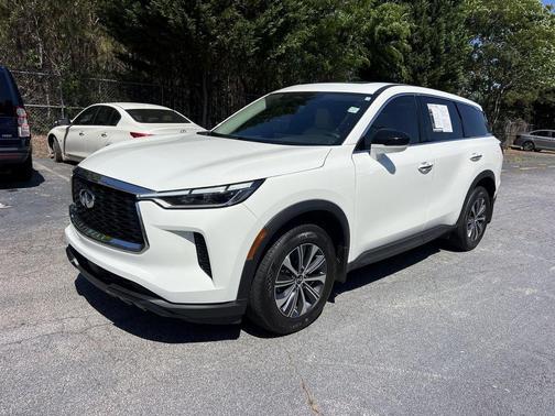 Glacier White 2025 INFINITI QX60 Pure