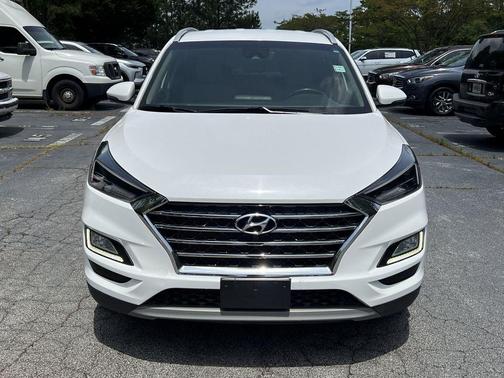 White Cream 2021 Hyundai TUCSON Limited