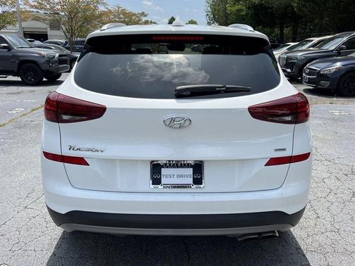White Cream 2021 Hyundai TUCSON Limited