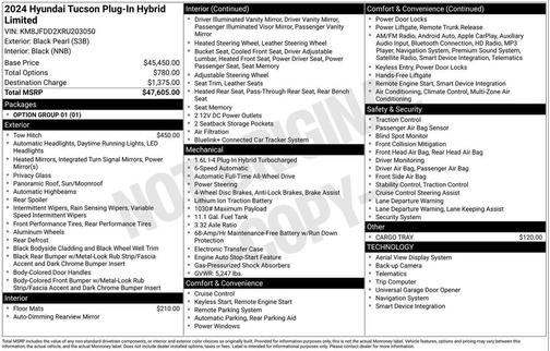 2024 Hyundai TUCSON Plug-In Hybrid Limited