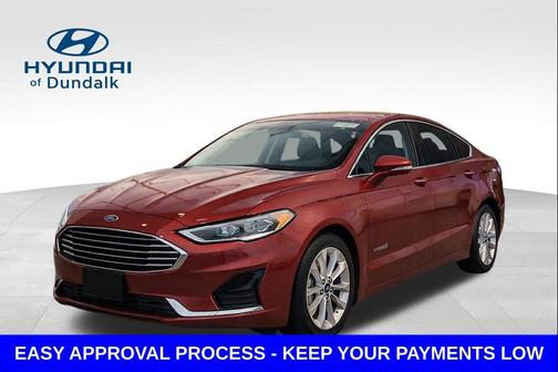 Ruby Red Metallic Tinted Clearcoat 2019 Ford Fusion Hybrid SEL