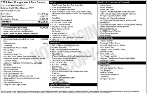 2023 Jeep Wrangler 4xe Sahara