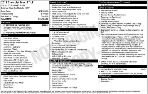 2019 Chevrolet Trax LT