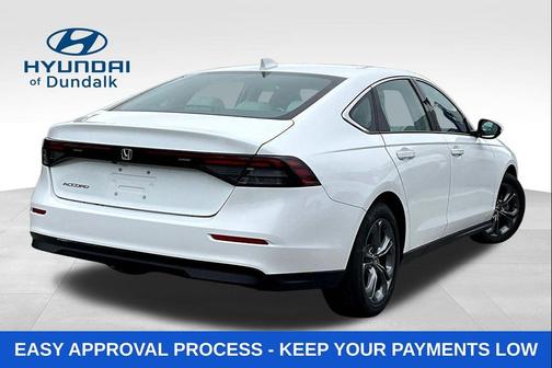 Platinum White Pearl 2024 Honda Accord EX