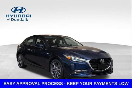 Deep Crystal Blue Mica 2018 Mazda Mazda3 Grand Touring