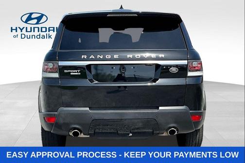 Black 2017 Land Rover Range Rover Sport 3.0L Supercharged SE