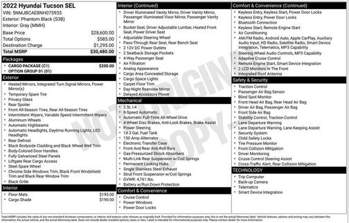 2022 Hyundai TUCSON SEL