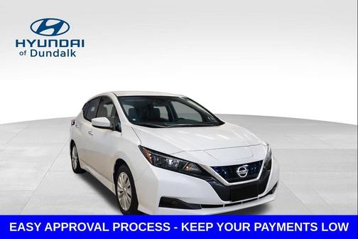 Glacier White 2019 Nissan Leaf S