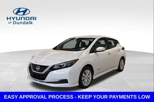 Glacier White 2019 Nissan Leaf S
