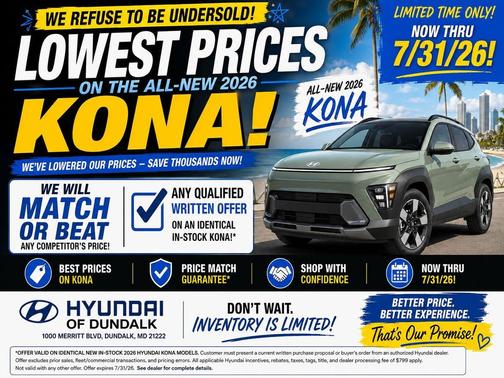 Soultronic Orange Pearl 2026 Hyundai KONA SEL Sport