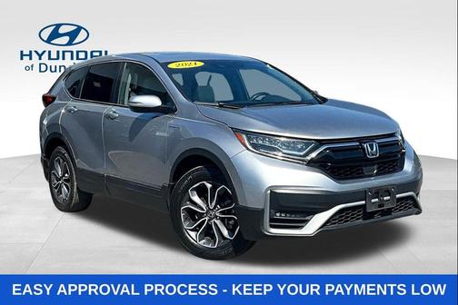 Lunar Silver Metallic 2021 Honda CR-V Hybrid EX