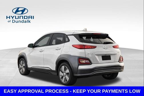 Chalk White 2021 Hyundai KONA EV Limited