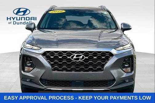 Machine Gray 2019 Hyundai SANTA FE Ultimate 2.0T