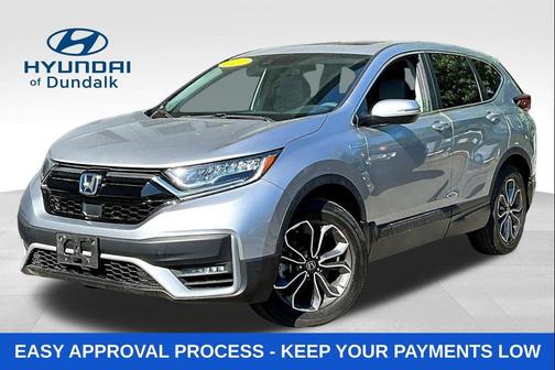 Lunar Silver Metallic 2021 Honda CR-V Hybrid EX