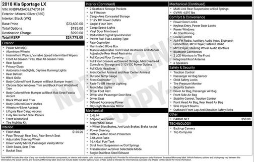 2018 Kia Sportage LX