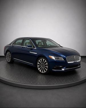 Midnight Sapphire Blue Metallic 2017 Lincoln Continental Select