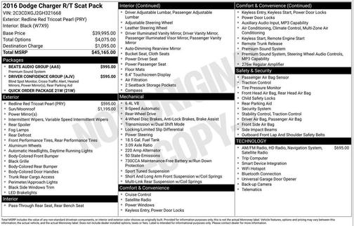 2016 Dodge Charger R/T Scat Pack