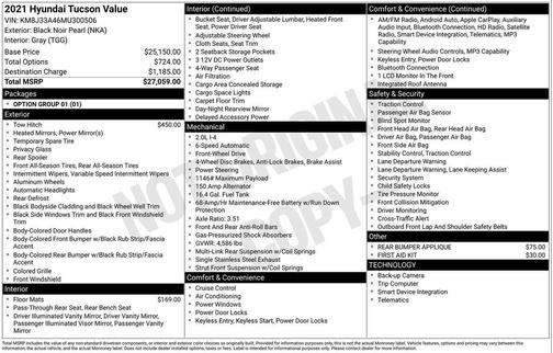 2021 Hyundai TUCSON Value