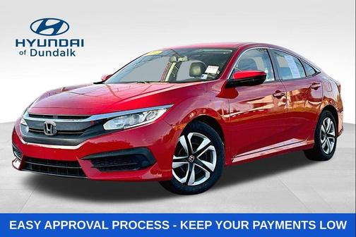 Rallye Red 2017 Honda Civic LX