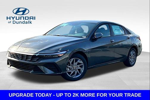 Amazon Gray 2026 Hyundai ELANTRA HEV Blue