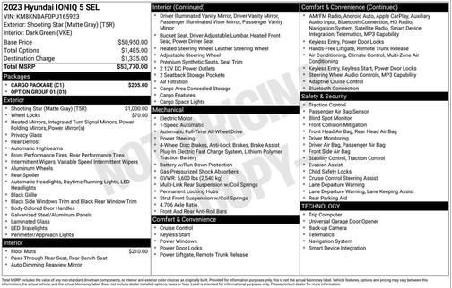 2023 Hyundai IONIQ 5 SEL