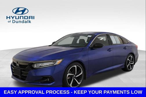 Still Night Pearl 2022 Honda Accord Hybrid Sport