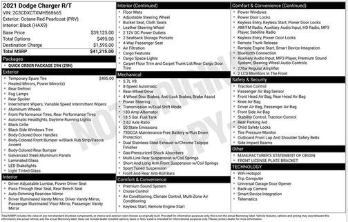 2021 Dodge Charger R/T