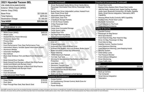 2021 Hyundai TUCSON SEL