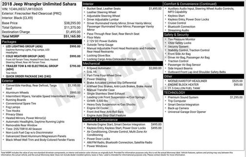 2018 Jeep Wrangler Unlimited Sahara