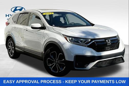 Platinum White Pearl 2021 Honda CR-V 2WD EX