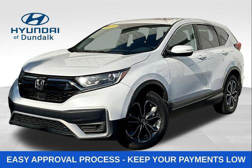 Platinum White Pearl 2021 Honda CR-V 2WD EX