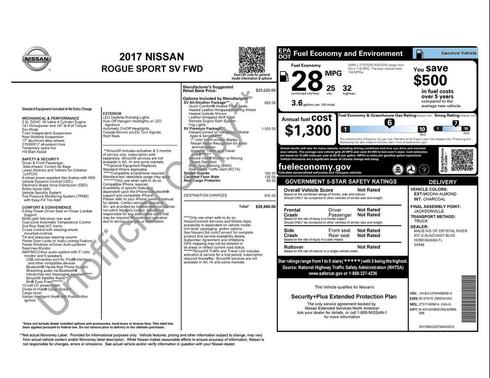 2017 Nissan Rogue Sport SV
