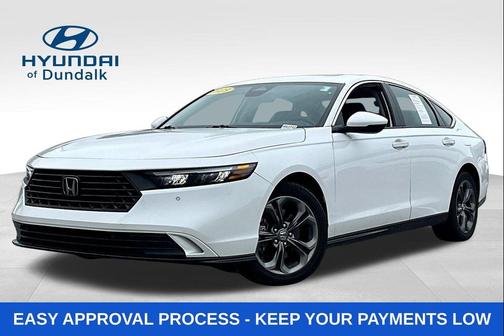 Platinum White Pearl 2023 Honda Accord Hybrid EX-L