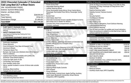 2022 Chevrolet Colorado LT