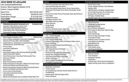2024 BMW X3 xDrive30i
