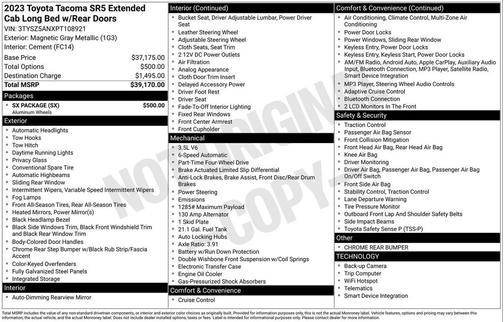 2023 Toyota Tacoma SR5