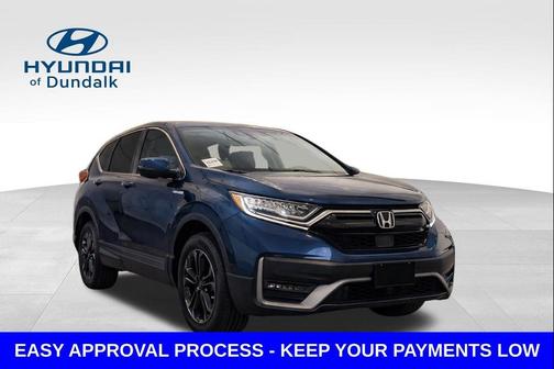 Obsidian Blue Pearl 2022 Honda CR-V Hybrid EX