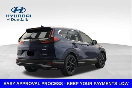 Obsidian Blue Pearl 2022 Honda CR-V Hybrid EX