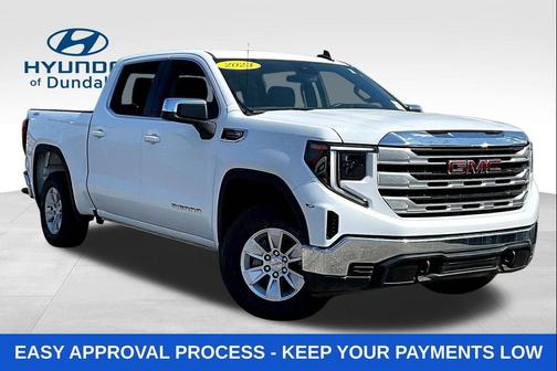 Summit White 2023 GMC Sierra 1500 SLE