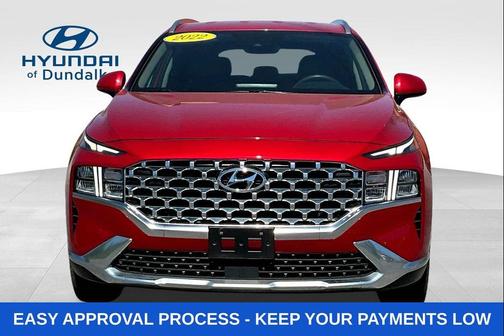 Calypso Red 2022 Hyundai SANTA FE SEL 2.4