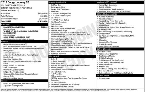 2018 Dodge Journey SE