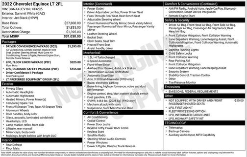 2022 Chevrolet Equinox 1LT