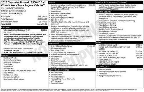 2025 Chevrolet Silverado 3500 WT
