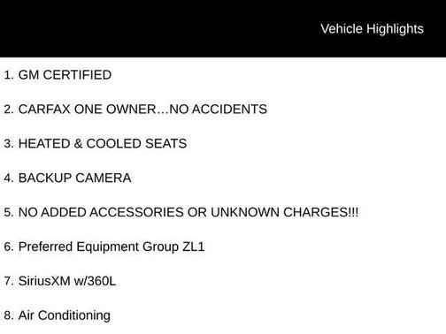 2023 Chevrolet Camaro ZL1