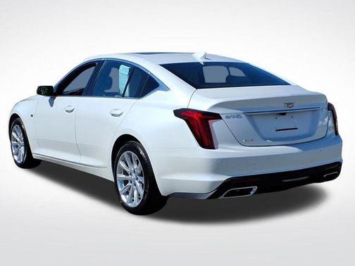 Crystal White Tricoat 2023 Cadillac CT5 Luxury