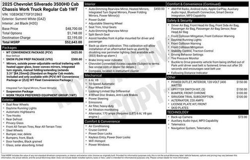 2025 Chevrolet Silverado 3500 WT