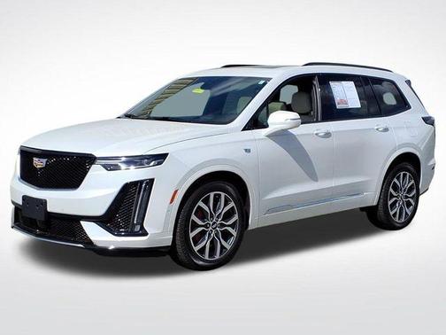 Crystal White Tricoat 2023 Cadillac XT6 Sport AWD
